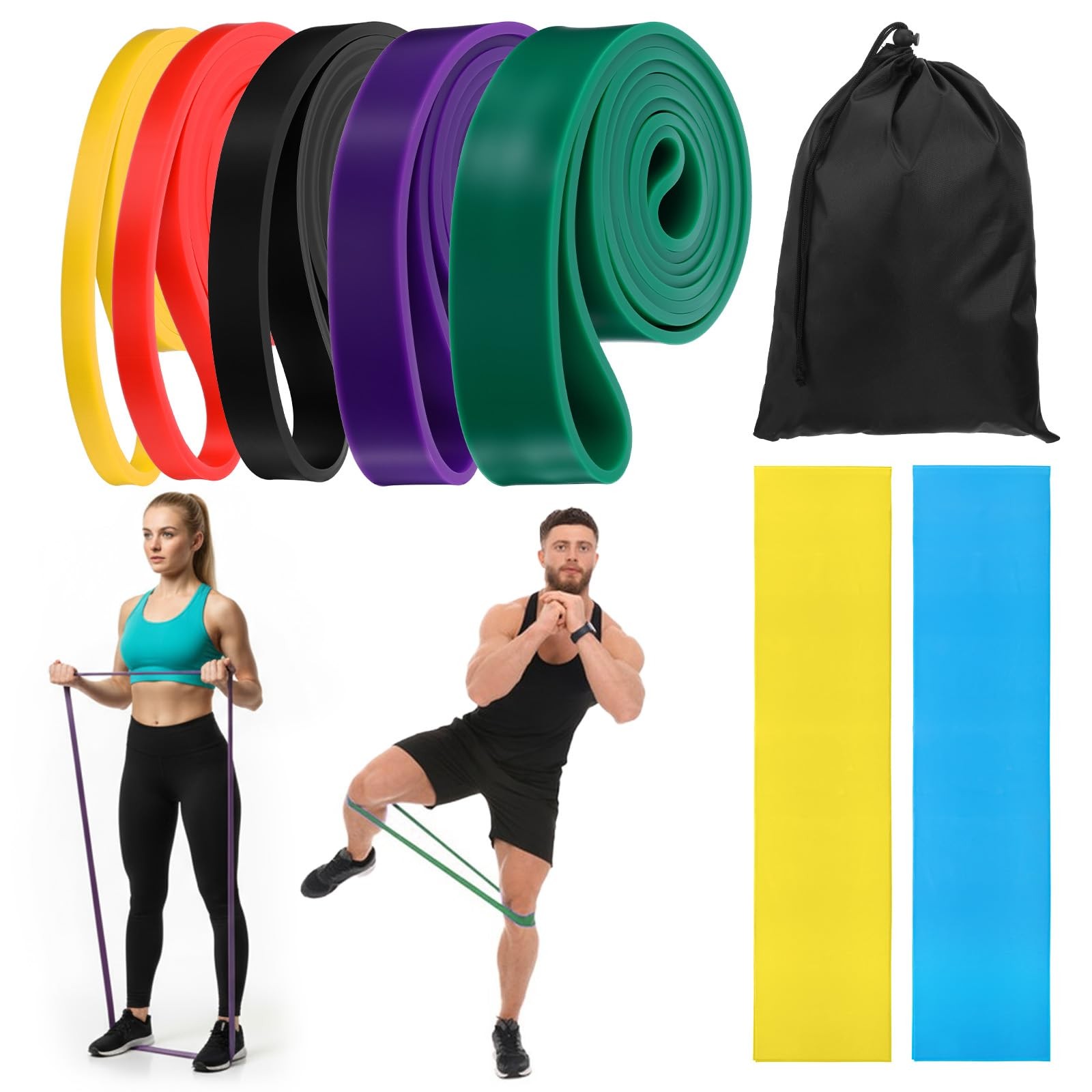 Pull Up Assistance Bands Set Resistance Bands