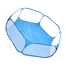 Blue Polyester Small Animals Playpen Breathable Baby Pet Playpen Safety