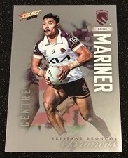 2026 NRL SELECT LEAGUE HEROES CARD - [BRISBANE] - 6 Deine MARINER - HOBBY SILVER