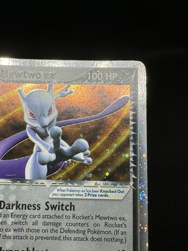 Rocket's Mewtwo ex 99/109 Team Rocket Returns Holo Pokemon TCG LP- - Picture 3 of 4