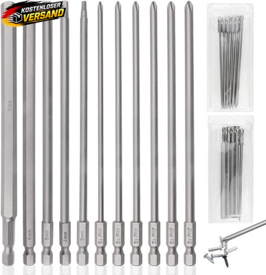 Langbits Set mit Magnetik für Elektronik und Reparaturen, 11-teilig, Hochpräzise