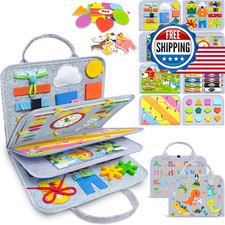 Gojmzo Busy Board Montessori Toys For Toddler Boy Girl Birthday Gifts Busy Book