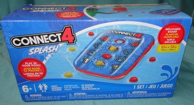 NEW Hasbro Connect 4 Splash Game inflatable board Pool Party Beach Lake 21''x21''