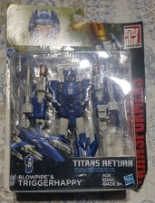Transformers Titans Return Blowpipe & Triggerhappy Deluxe Class NEW Sealed