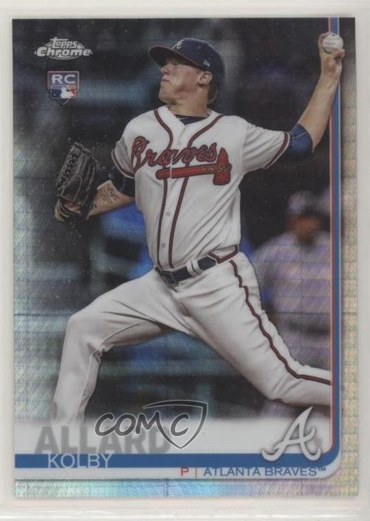 2019 Topps Chrome Prism Refractor Kolby Allard #99 0o6v
