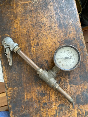 #ad #ad Antique Pressure Gauge : James David Distributors $48.00