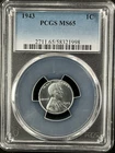 1943  1C  Lincoln Wheat One Cent  PCGS MS65  58321998