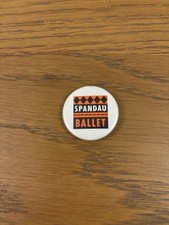 Vintage Spandau Ballet Pin Badge - 1982 Diamond Album Era Logo - 80s Band Merch