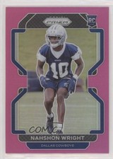 2021 Panini Prizm Rookie Pink Prizm Nahshon Wright #438 1p1