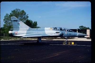 BF184 ORIGINAL K64 AIRCRAFT SLIDE: French AF Dassault Mirage 2000B 509/5-OP