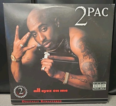 2Pac - All eyez on me (4LP, Death Row Records, Reissue, 2001) OOP VINYL RECORD 