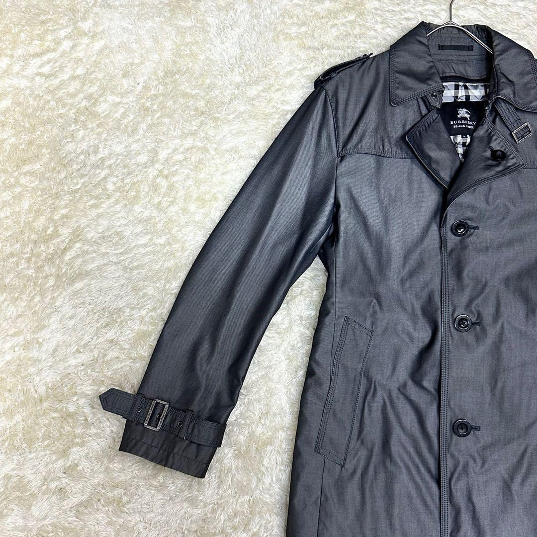 Burberry Black Label Trench Coat Liner With Belt Nova Check Burberry Black Label Trench Coat Liner With Belt Nova Check