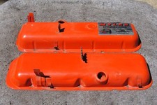 2 1970s Chevrolet 396 402 427 454 Chevy Big Block Valve Covers With Drippers. 2 1970s Chevrolet 396 402 427 454 Chevy Big Block Valve Covers With Drippers.