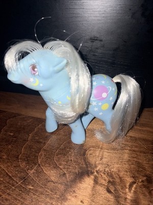 Vintage 1984 My Little Pony G1 Twice As Fancy NIGHT GLIDER Planets Stars Moon