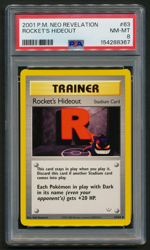 Rocket's Hideout (Unlimited) graded PSA 8 for sale on eBay