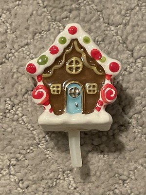 Nora Fleming Gingerbread House Mini Candyland Lane A218 Platter Charm Ceramic