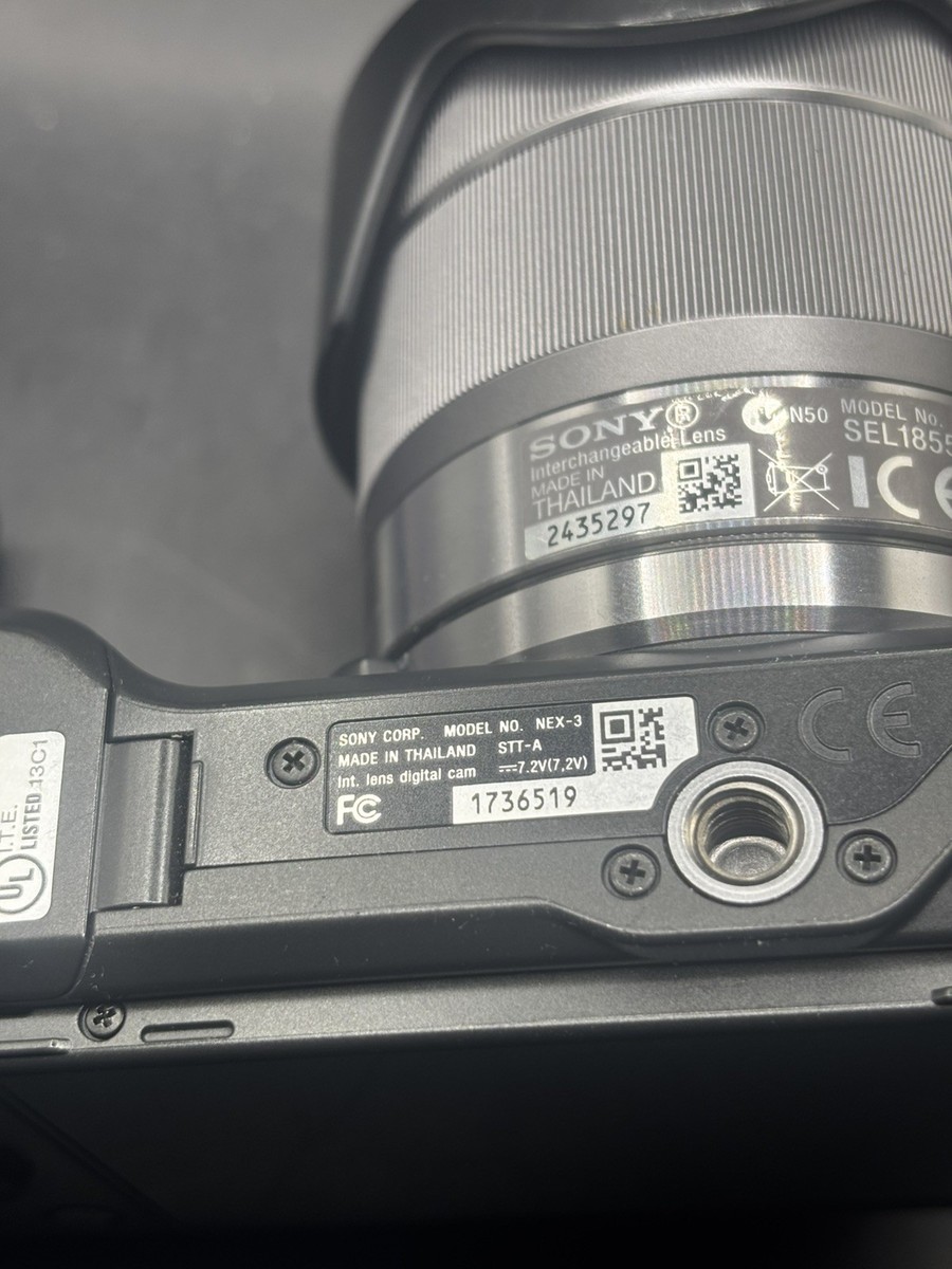 Sony Alpha NEX-3 14.2MP Digital Camera - Black ( 18-55mm Lens