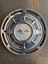 1960 Chevrolet Impala 14 Inch Ss Spinner Checkered Flag Hubcap