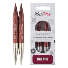 Dreamz Burgundy Rose Interchangeable Circular Knitting Needles 17 12mm Birch ...