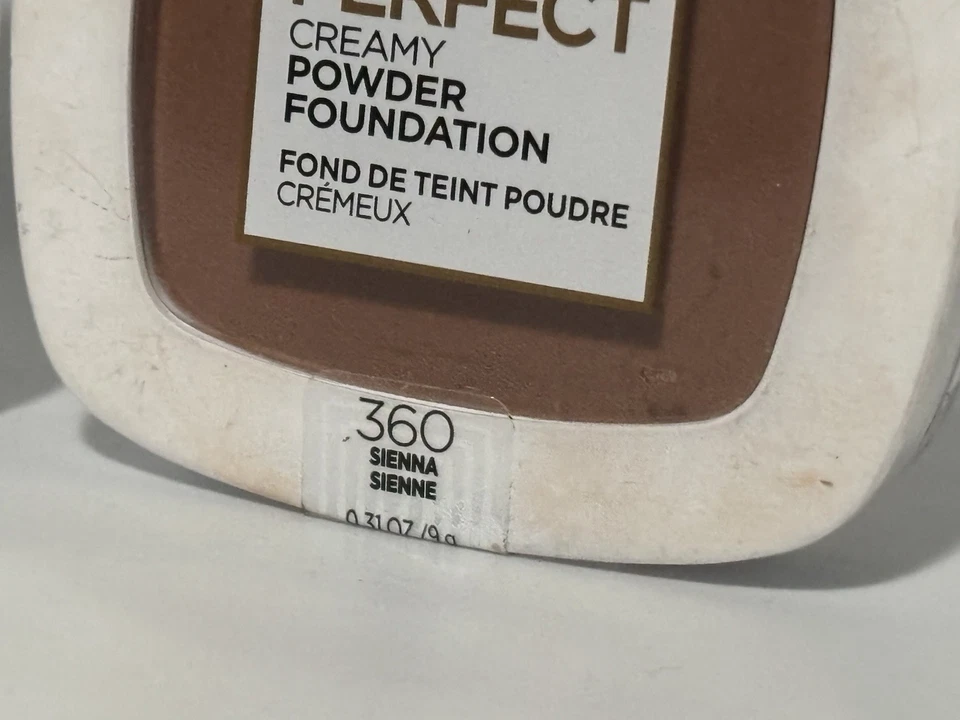 3x Loreal Age Perfect Creamy Powder Foundation 350 Tan 360 Sienna 365 Chestnut - Image 2 of 4