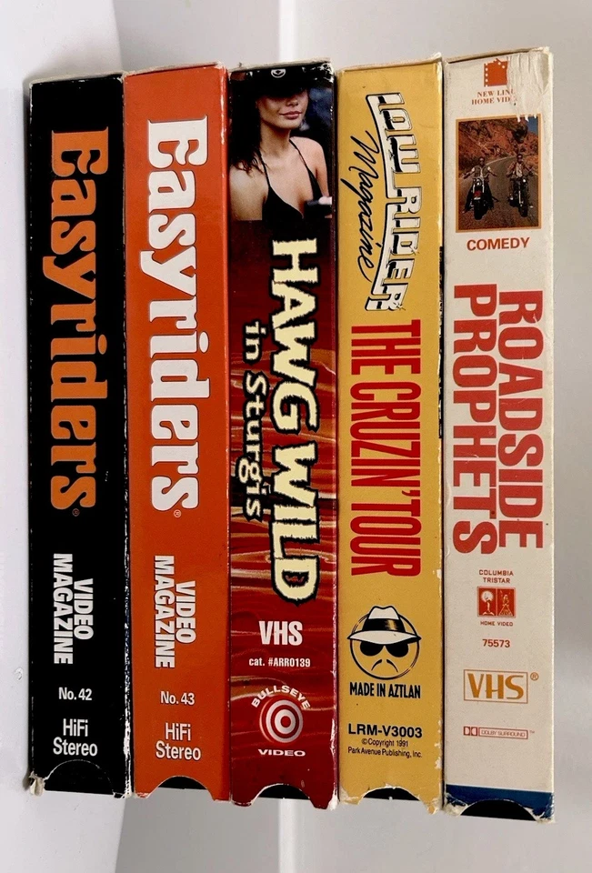 Roadside Prophets VHS Tape Lot, Easy Riders Sturgis Media Vault OOP HTF Babes!! - Image 3 of 4