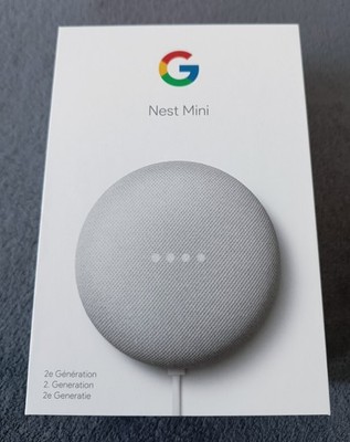 Google Nest Mini 2nd Generation Chalk Smart Speaker