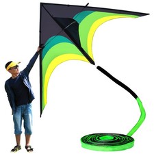 Flying Hoofer Gaint Kite for Adults Easy to Fly, 9ft Huge Delta Kite Come with