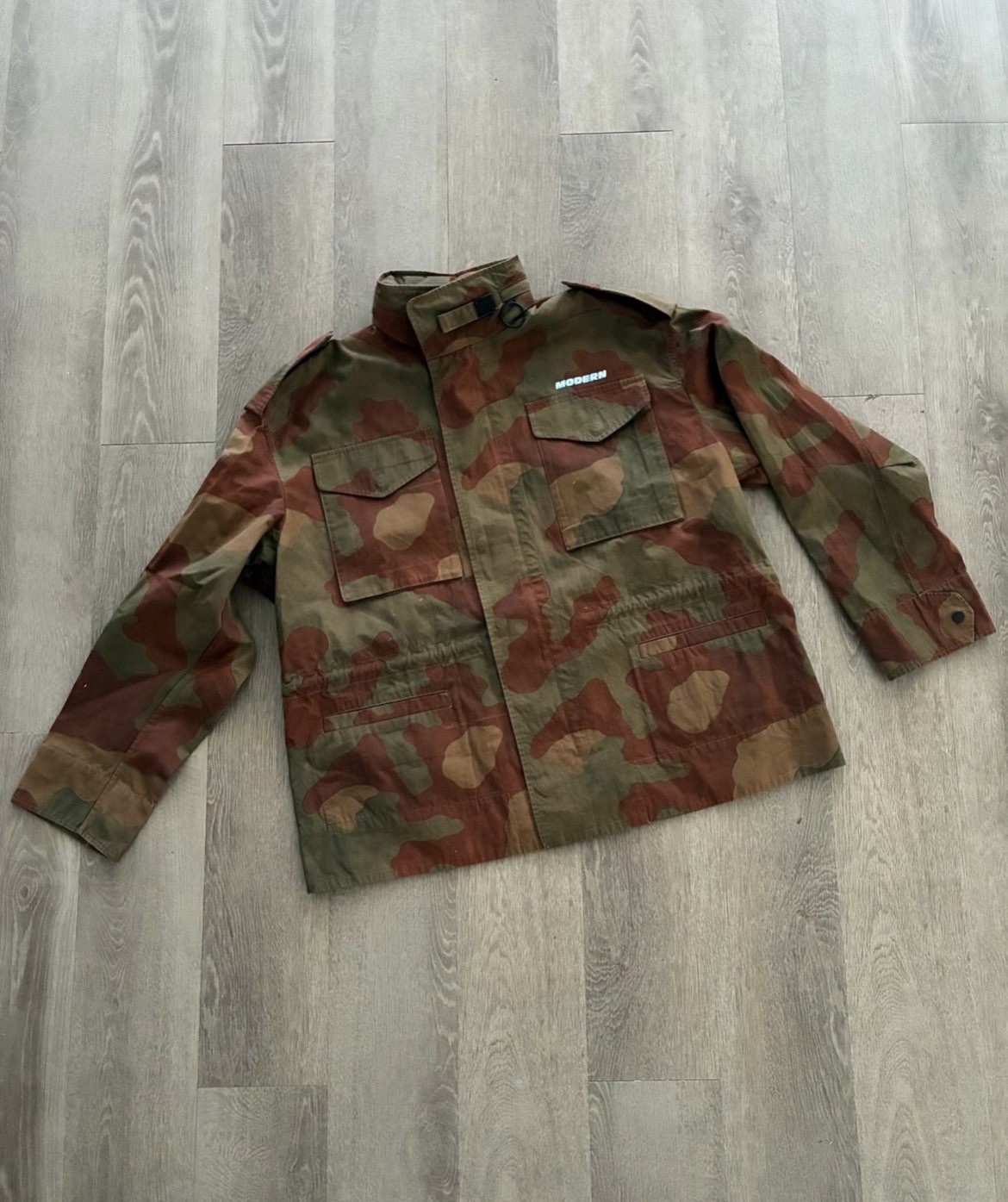 Off White Camouflage Jacket Size S
