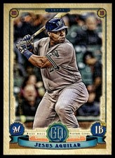 2019 Topps Gypsy Queen Jesus Aguilar Milwaukee Brewers #2