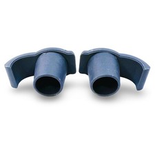 Walker Ski Glides Universal Fit Gray Easy to Use Rubber Walker Glides Pair New