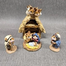 Wee Forest Folk CHRIS-MOUSE PAGEANT, Nativity Mouse