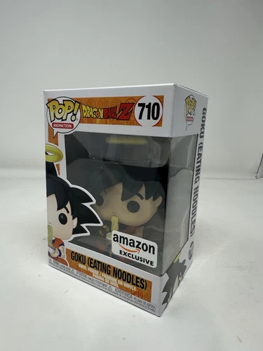 Funko Pop! Vinilo: Dragon Ball - Goku (comer fideos) - Amazon (exclusivo) #710