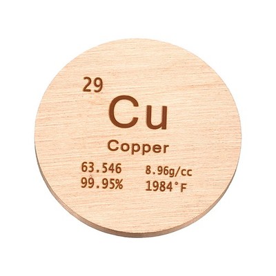 Copper Disc 1'' cu Density Circle Sheets Plates for Collections