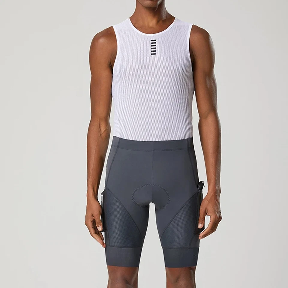 Men Cycling Vest Base Layer Bike Under Shirt Sleeveless Underwear Mesh Quick Dry - Image 3 of 4