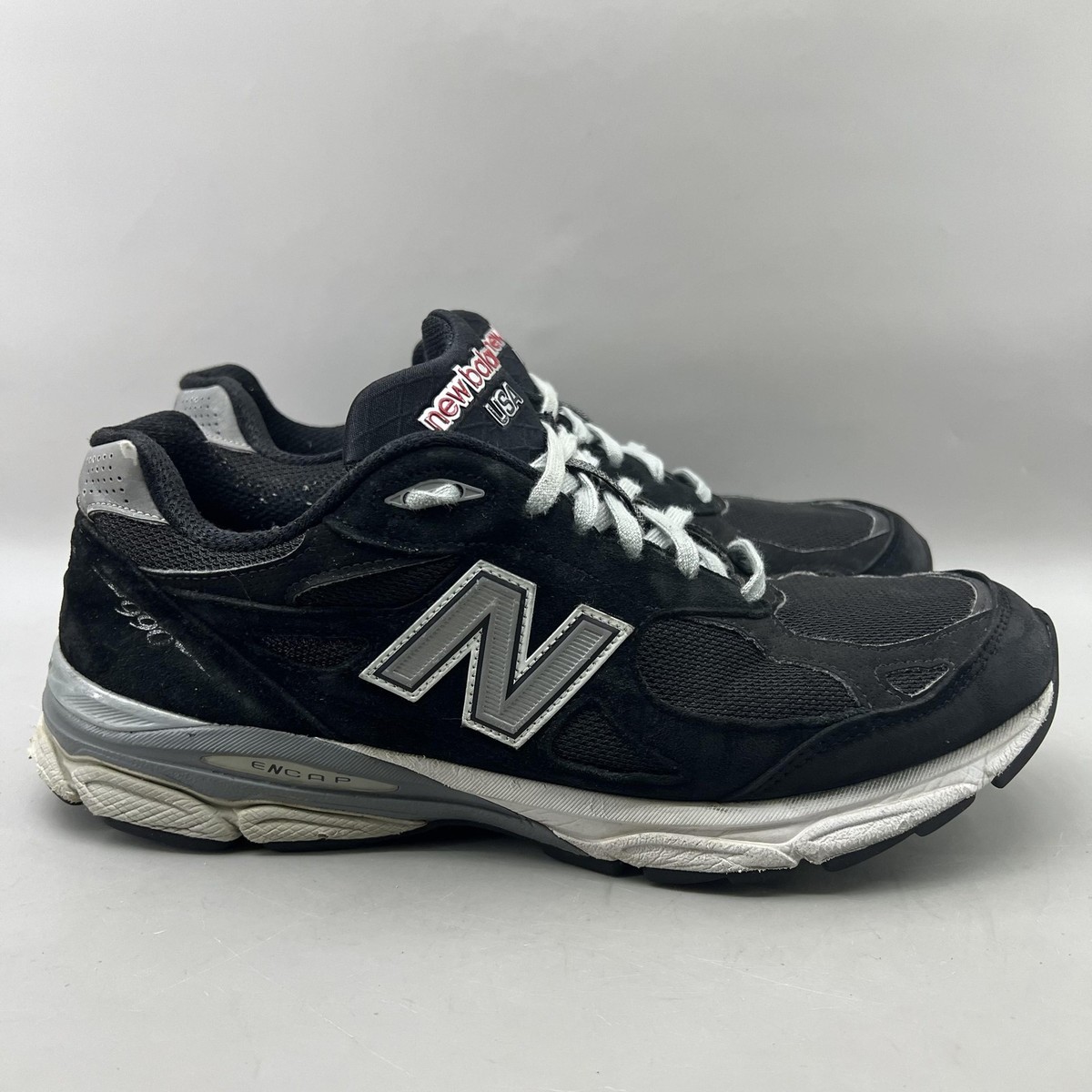 New Balance 990v3 Made In USA Shoes Men Size 11.5 D Black  display picture 1