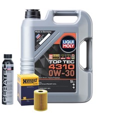 Motoröl 0W30 LIQUI MOLY Toptec 4310 5L+HENGST Ölfilter +Cera Tec