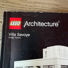 LEGO Architecture Villa Savoye 21014 Instruction Manual Booklet Only Poissy Fr
