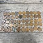 Lincoln Wheat Penny Roll 50 Cents 1916 1919 1920 1930s-1950s Copper USA Vintage