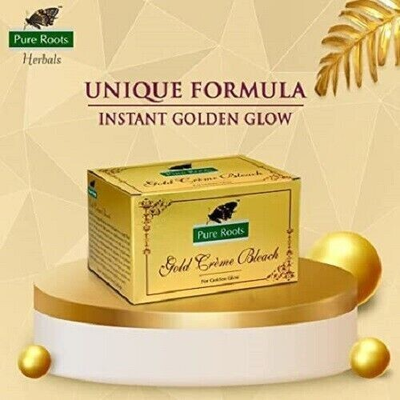 #ad Pure Roots Herbal Gold Cream Bleach For Women amp; Men For Glowing Skin FREESHIPING $8.99