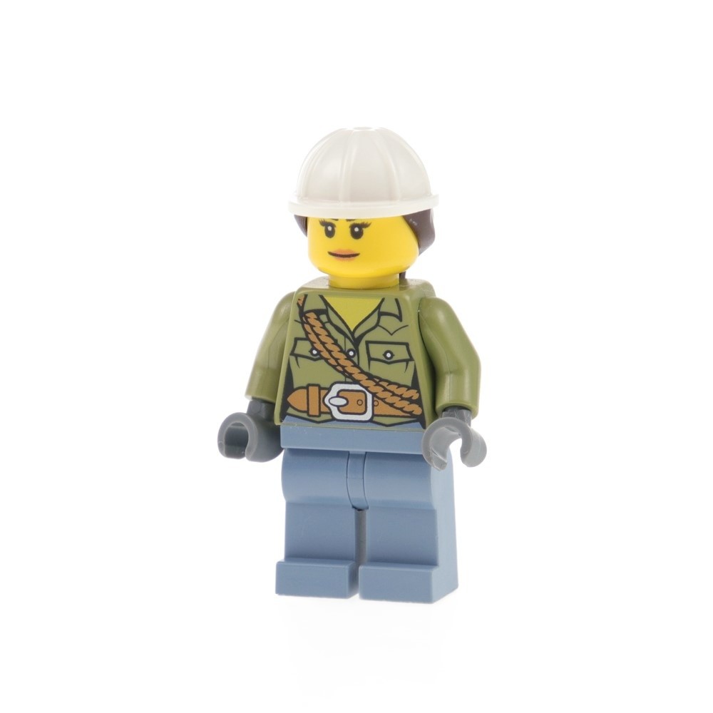 1X Lego Minifigure City Volcano Explorer Helmet 60125 CTY0687