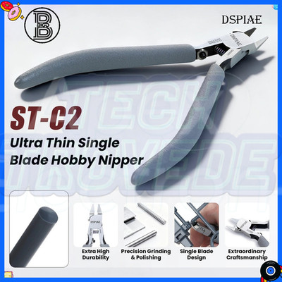DSPIAE ST-C2 Ultra-Thin Single Blade Nipper Precision Cutting Tool for Model