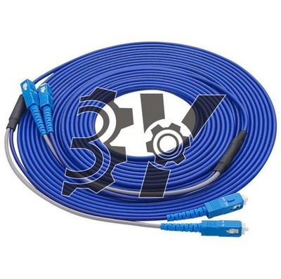 30M Indoor Armored Fiber Patch Cord Duplex SM SC-SC UPC FTTH Fiber Cable Jumper