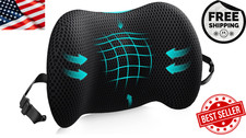 Lumbar Support Pillow Memory Foam Back Cushion for Office Car Chair Relief