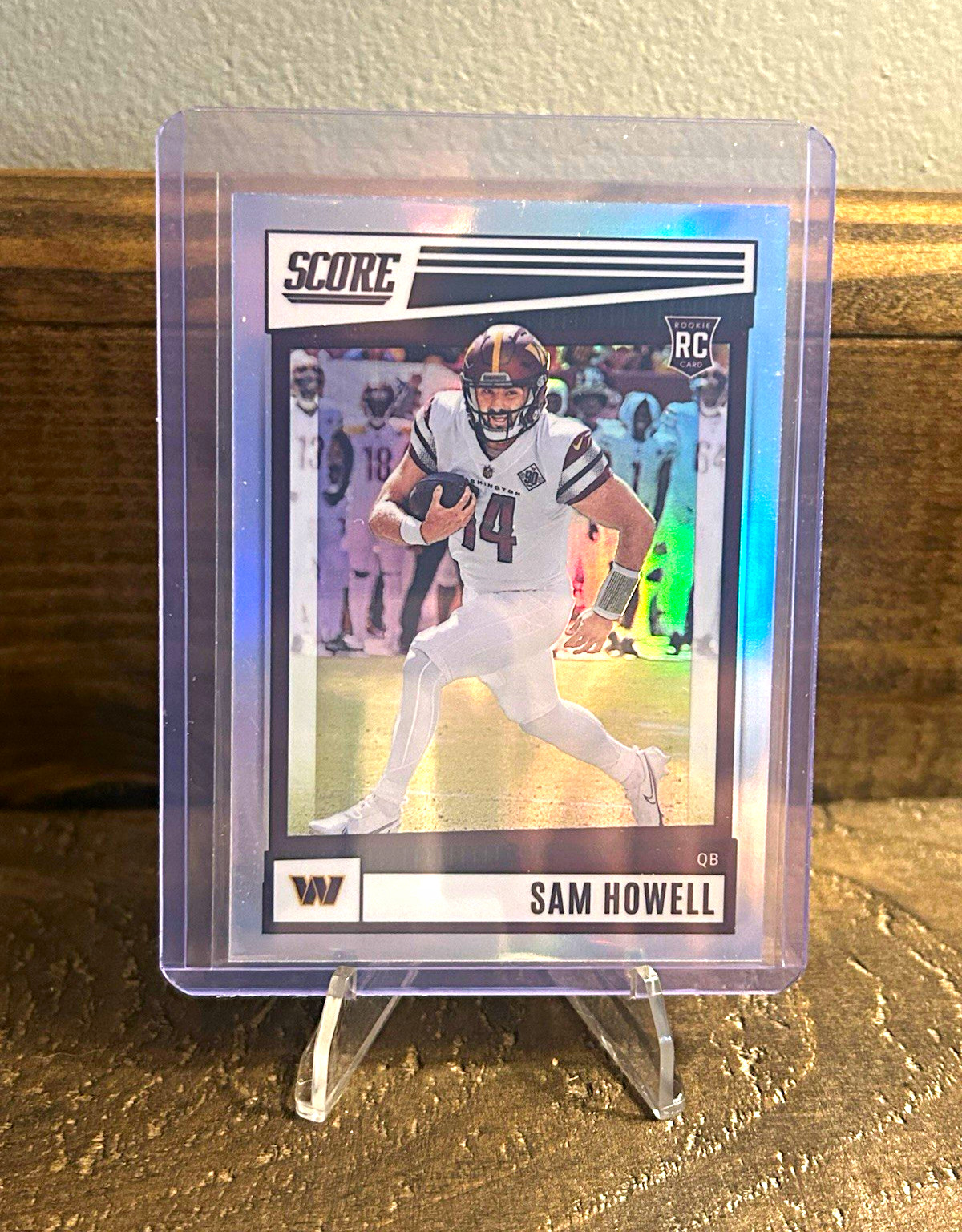 Panini 2022 Chronicles Score Premium Rookies Sam Howell #SP-304 RC Silver Prizm