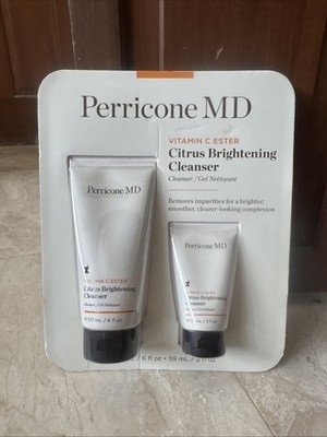 Petrine MD Vitamin C Ester Citrus Brightening Cleanser 6 Fl Oz And 2 Fl Oz