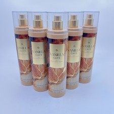 bath and body works 5 Pc VANILLA CAF  Fragrance Mist 8 Oz New 
