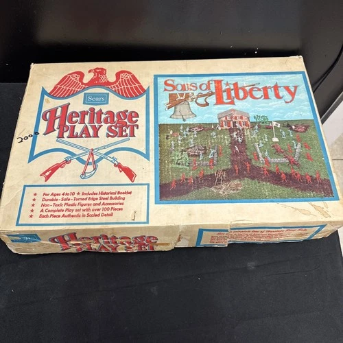 RARE! HARD TO FIND MARX HERITAGE SONS OF LIBERTY PLAYSET Nearly Complete