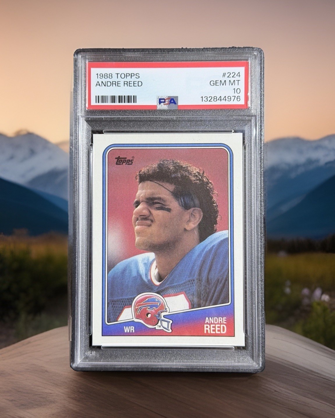 Andre Reed 1988 Topps #224 PSA 10 Gem Mint Bills Hall of Fame