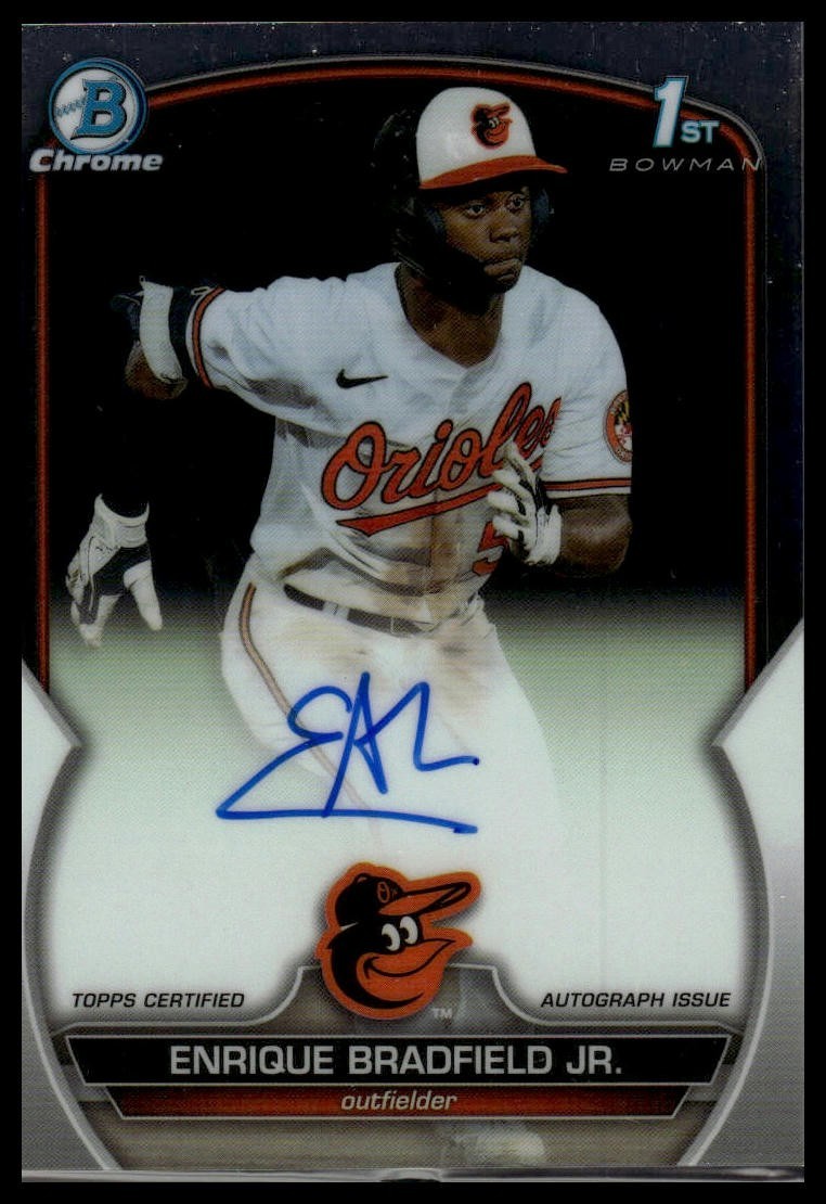 2023 Bowman Chrome 1st Auto Enrique Bradfield Jr
