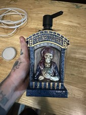 Mrs. Peter's Haunted Parlor Skeleton Fortune Teller Light  Sound Soap Dispenser